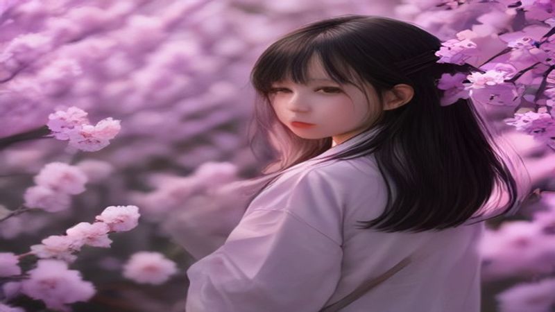 天美传媒《春潮弄莺》施黛作品主视觉，春日水岸莺鸟戏枝的东方美学画面